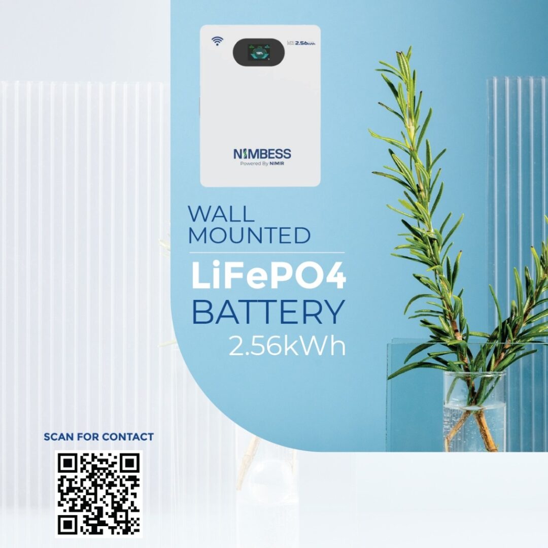 NIMBESS 2.5kWh wall mounted lithium battery Pakistan