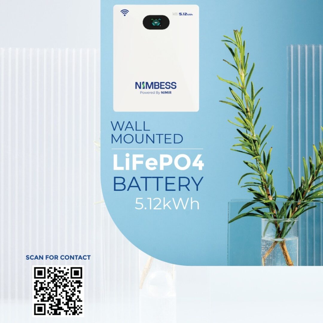 NIMBESS 5kWh wall mounted lithium battery Pakistan