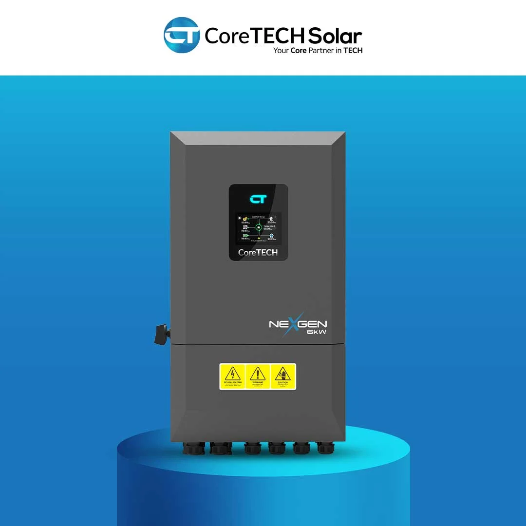 CoreTECH NexGen PV12000 6kW Smart Hybrid Solar Inverter